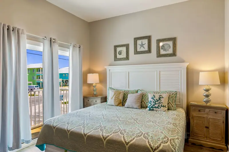 Bedroom 2 at Dolphin View A: 1 king bed