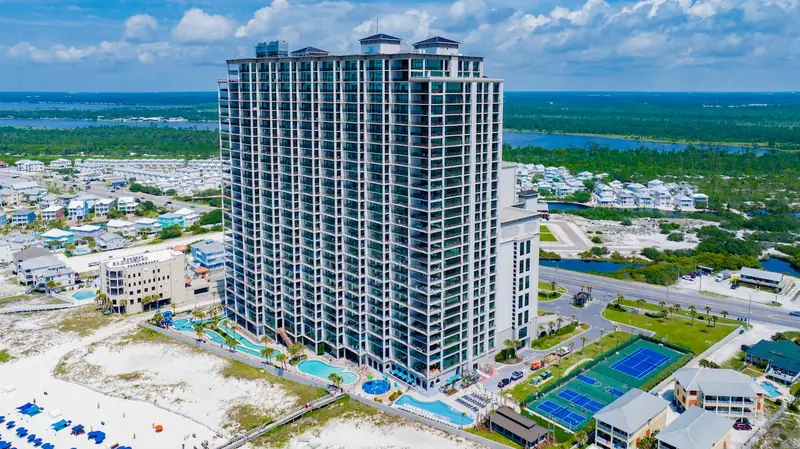 The Oasis at Orange Beach from above